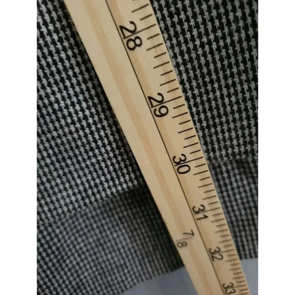 Vintage Alfred Dunner Womens 2pc 100Wool Suit Blazer Skirt Blk Sz 14 Made in USA - Picture 6 of 16